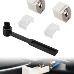 Pacote com 2 canetas de substituição ATN3600L com escova de limpeza para modelos Audio-Technica AT-LP60X AT-LP60XBT AT-LP60XBT-USB Agulhas para toca-discos de vinil agulhas de alta dureza (Discos de Vinil)