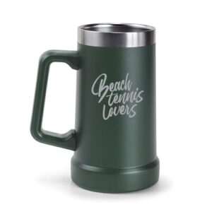 Caneca Térmica Aço Inox 709Ml Beach Tennis Lovers Verde (Cervejas)