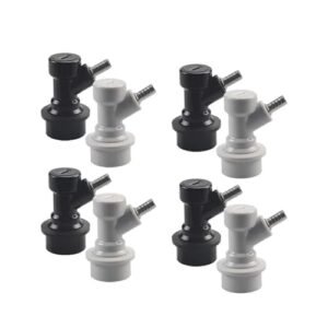 Fabricação caseira de cerveja Ball lock keg fitting Ball Lock Disconnect Barb Corny keg connector Quick Disconnects Sets for Home Brewing Acessórios para vinho (Cervejas)