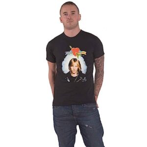 Camiseta Tom Petty and The Heartbreakers 1º álbum oficial unissex preta, Preto, M (CDs)