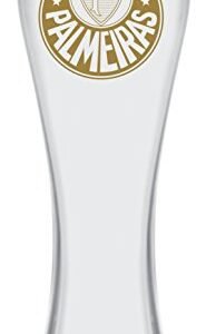 Copo Weiss 670Ml Palmeiras Ouro Globimport Transparente (Cervejas)