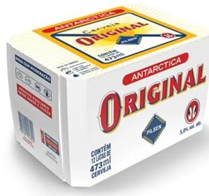 Pack Cerveja Original Antarctica, Lata, 473ml, Caixa 12 unidades (Cervejas)