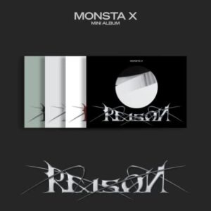MONSTA X [ REASON ] 12th Mini Album [ Random Version : VER. 1 or VER. 2 or VER. 3 or VER. 4 ] (CDs)
