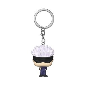 Funko! Chaveiro Pop: Jujutsu Kaisen - Satoru Gojo, Multicolorido, Small (Bonecos)