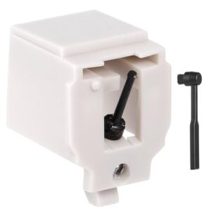 Caneta de substituição ATN3600L, agulha de diamante para toca-discos Audio-Technica, compatível com AT-LP60X, AT-LP60XBT, AT-LP60XBT-USB, escova limpa incluída (Discos de Vinil)