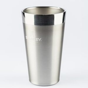 Stanley - Copo de cerveja isolado, copo empilhável Stay Chill de 473 ml, para bebidas quentes ou frias, Stainless Steel (Cervejas)