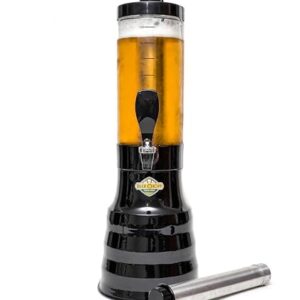 Torre Chopp 2 L Base Giratória Copo Removível 2 Refil Preto (Cervejas)