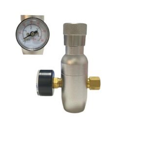 Fabricação caseira de cerveja Stainless Steel Mini Keg Tap Dispenser with premium CO2 Injector & US/Forward Sealing Faucet for 2/3.6/4/5/10L Beer Keg Acessórios para vinho(Mini regulator) (Cervejas)