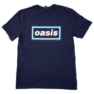 Camiseta Oasis Maine Road Event Logo azul-marinho, Azul-marinho, M (CDs)