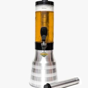 Torre Chopp 2 L Base Giratória Copo Removível 2 Refil Aluminio (Cervejas)
