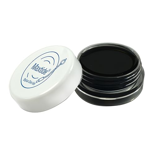 Turntable Stylus Clean Gel - Limpador de caneta premium antiestático e zero poeira, mistura de limpeza a seco de sujeira e detritos para agulha de toca-discos de vinil (preto) (Discos de Vinil)