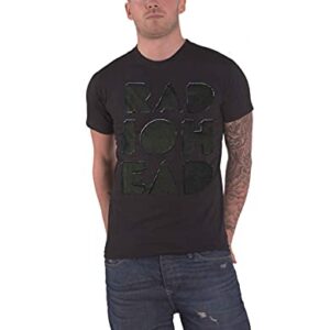 Radiohead Camiseta Debossed Note Pad Band Logo Official Mens Preto Tamanho G, Preto, G (CDs)