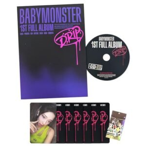 BABYMONSTER - 1st Full Album [DRIP] (ZIP LOCK Ver.) Zip Lock + CD + Photobook + Seflie Photocards + Hang Tag + 4 Extra Photocards - BABYMONSTER (CDs)