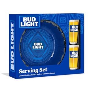 Marketplace Brands Conjunto de presente Corona Beer Server com copos de 2 litros, balde, pinças (Cervejas)