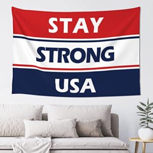 Dsocuiubos Tapeçaria para paredes Stay Strong Usa Tapeçaria Tapeçaria Tapeçaria de Parede (Tamanho : 100 x 150 cm) (Cervejas)