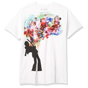 Liquid Blue Camiseta unissex adulto padrão Jimi Hendrix Soul Explosion, Branco, M (CDs)