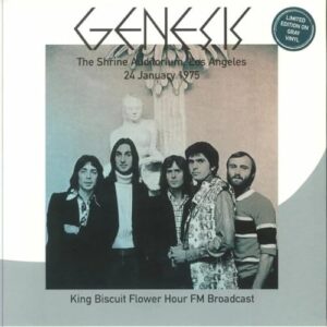 Genesis - The Shrine Auditorium, Los Angeles 24 January 1975: King Biscuit Flower Hour (grey vinyl) - Vinyl LP (Discos de Vinil)