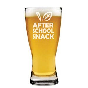 MIP Brand Copo de cerveja Pilsner de 425 g After School Snack Funny Teacher (Cervejas)