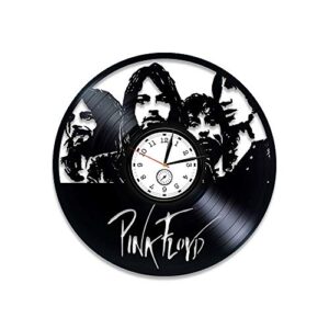 Kovides Relógio de vinil compatível com o tema Pink Floyd de 30,5 cm para presente de arte (Discos de Vinil)