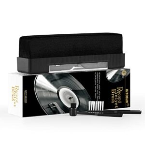 Kit de limpeza de discos de vinil antiestático de veludo com pequenas agulhas stylus ferramentas de limpeza para coleção de álbuns de vinil LP Manutenção diária mantém um ótimo som prolongado vida (Discos de Vinil)