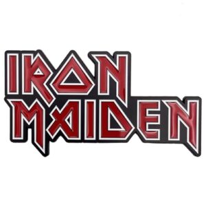 Ímã esmaltado com logotipo Iron Maiden (CDs)