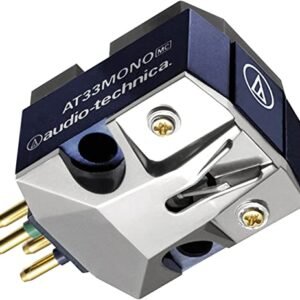 Audio-Technica Cartucho giratório de bobina móvel dupla AT33MONO (Discos de Vinil)