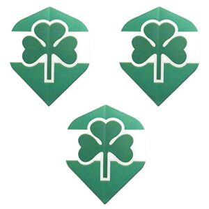 DESIGNA Metronic Ireland Fighting Irish Flag Clover 75 Micron Patriot Strong Standard Dart Flights (1 conjunto). (Cervejas)