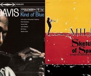 Kind Of Blue - Sketches Of Spain - Miles Davis Greatest Jazz Hits - 2 Vinyl LP Album Bundling (Discos de Vinil)