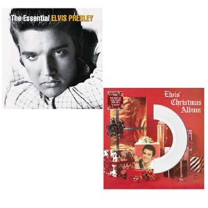 The Essential Elvis Presley - Elvis Christmas Album - Elvis Presley Greatest Hits - Two LP Vinyl Album Bundling - Elvis Presley (Discos de Vinil)