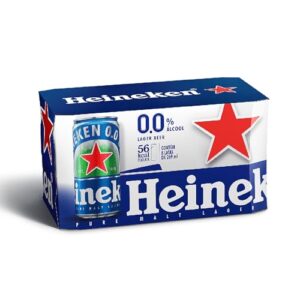 Heineken Cerveja Lager, Sem Alcool Lata 269ml, Pack 8 Unidades (Cervejas)