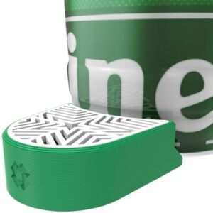 Pingadeira De Cerveja Para Torneira Do Barril De 5L e Copos Compatível Com a Marca Heineken - ARTBOX3D (Cervejas)