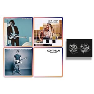 John Mayer: The Soft Rock 4 Vinyl LP Studio Album Collection (Room For Squares, Heavier Things, Continuum, and Sob Rock) (Discos de Vinil)
