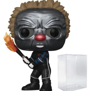 POP Rocks: Slipknot - Palhaço (Michael Shawn Crahan) Boneco de vinil Funko (incluído com caixa protetora compatível), multicolorido, 9,5 cm (Discos de Vinil)