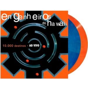 Engenheiros do Hawaii - 10.000 Destinos Ao Vivo, Álbum Duplo em Vinil, 2LP, 2000 - Engenheiros Do Hawaii (Discos de Vinil)