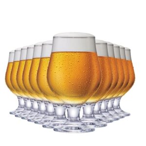 Ruvolo Taça de Vidro, Taça Beer Master, para Cervejas Claras 380ml 12 pcs (Cervejas)