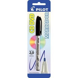 Caneta para CD x 1 Unidade, Pilot 1481509SMPR, Preto, 2 mm (CDs)