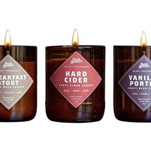 Swag Brewery Brew Candle Pacote com 3 (Stout/Sider/Porter) (Cervejas)