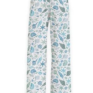 BRIEF INSANITY Calça de pijama divertida Beer Lounge para homens e mulheres | Calças icônicas com estampa de cerveja - Calças divertidas (P-2GG), Padrão de concha do mar, X-Large (Cervejas)