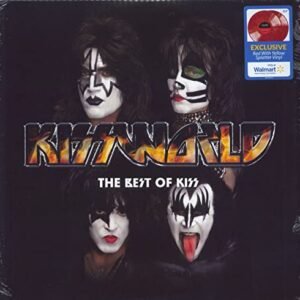 VINIL KISS - KISSWORLD The Best of KISS - Red With Yellow Splatter Vinyl 2LP DUPLO (Discos de Vinil)