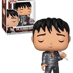 Pop Funko 188 Exlcusive Elvis 68' Comeback Special Diamond