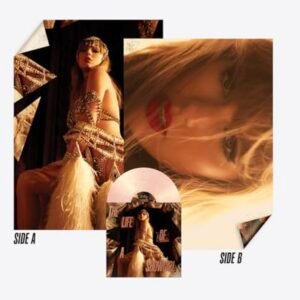 The Life of a Showgirl "The Crowd is Your King" Edition Summertime Spritz Pink Shimmer Limited Cover + Double-sided poster of Taylor + Collectible Sleeves Include Never-Before-Seen Photos And Album - T.S (CDs)