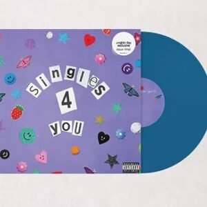 Singles 4 U - Exclusive Limited Edition Aqua Colored Vinyl LP - Olivia Rodrigo (Discos de Vinil)