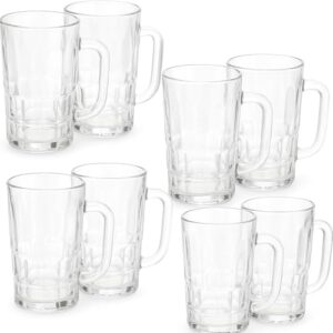 Kit 6 Canecas de Chopp 360 ml Bebidas Cerveja 8 cm x 13 cm (Cervejas)