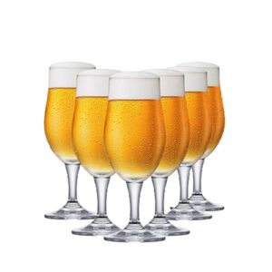 Ruvolo Taça de Cristal Blond P, Jogo de Taça, para Cerveja, 265ml 6 pcs (Cervejas)