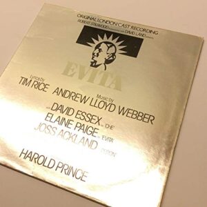 Evita (Original London Cast Recording) [Vinyl LP] - Tim Rice, Andrew Lloyd Webber, David Essex, Elaine Paige, Joss Ackland & Harold Prince (Discos de Vinil)