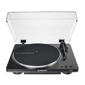 Audio-Technica AT-LP70X-BG Gira-discos automáticos, preto/cinzento (Discos de Vinil)