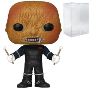 POP Rocks: Slipknot - Boneco de vinil do Homem Tortilha (Michael Pfaff) Funko (incluído com caixa protetora compatível), multicolorido, 9,5 cm (Discos de Vinil)