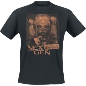 Bring Me The Horizon Camiseta envelhecida Nex Gen oficial unissex preta, Preto, XGG (CDs)