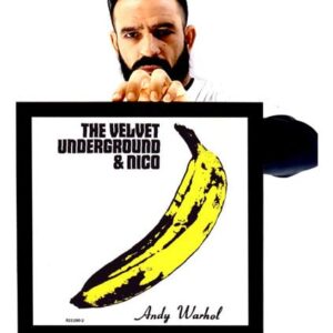 Quadro Arte Capa Album The Velvet Underground & Nico 33x33cm (CDs)