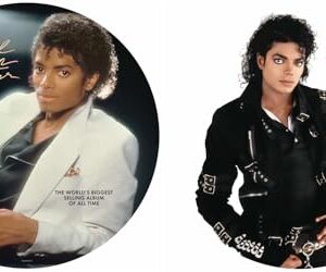 Thriller (Picture Disc) - Bad (Picture Disc) - Michael Jackson Greatest Hits - 2 Vinyl LP Album Bundling (Discos de Vinil)